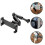 Supporto per tablet da auto, nero, 1 pezzo, 11,2 x 6,9 x 3,0 pollici 6