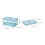 Boîte de rangement transparente pliable avec couvercle (1 pièce) 4