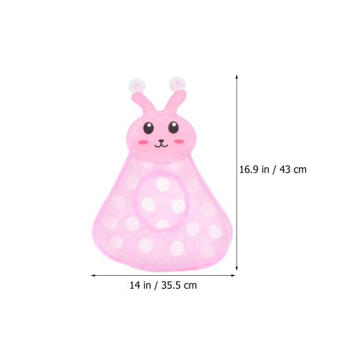 HEMOTON rabbit-shaped storage bag pink with dense filter 1