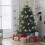 Foglie artificiali argentate con glitter, confezione da 20 6