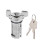 Interruptor de trava do cilindro de ignição C10Key com 2 chaves LC1426 1