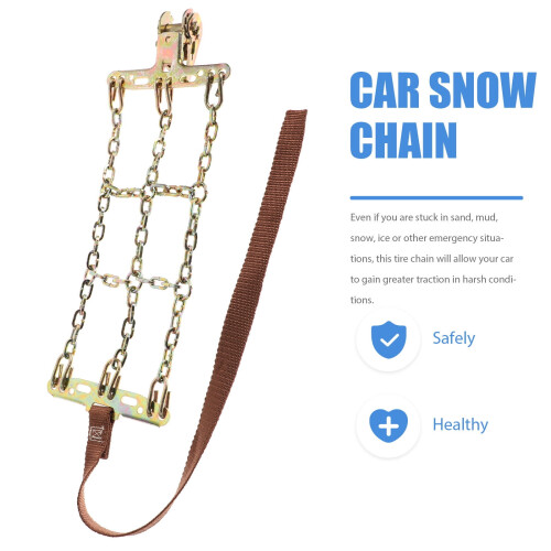 Steel Ice Chains for SUV Winter Driving 1 Pair 1