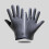 Men's Winter Touchscreen Gloves Gray Fabric Pair 2