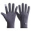 Men's Winter Touchscreen Gloves Gray Fabric Pair 5