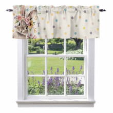 Påskegård Kaninblomst Valance Stanglomme 54 x 18 tommer