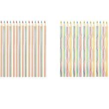 Conjunto de Lápis de Cor Arco-Íris para Desenho - 30 Peças