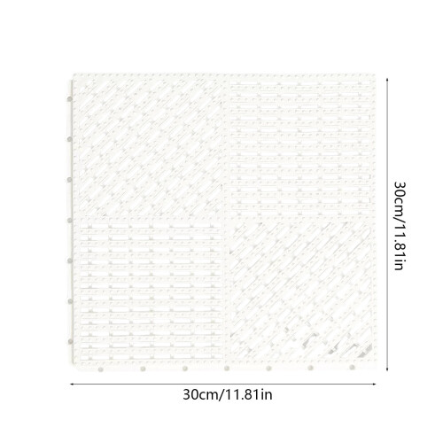 Halkfria badrumsmattor PVC 30x30cm 2