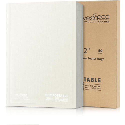Sacs sous vide compostables VestaEco, 50 litres