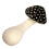 Mushroom pillow plush home decoration black 1