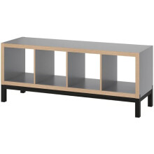 ikea KALLAX 4-Cube Unit with Underframe 147x59cm