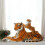 Pluche tijger sierkussen, groot formaat, knuffeldier 7