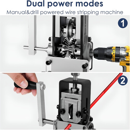 Machine à dénuder les fils 0,06–1 pouce Perceuse ou manuelle 1