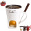 Chocolate Fondue Cup with Fork and Candle 1