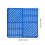 Halkfri duschmatta PVC sammankopplade plattor 30x30 cm blå 2