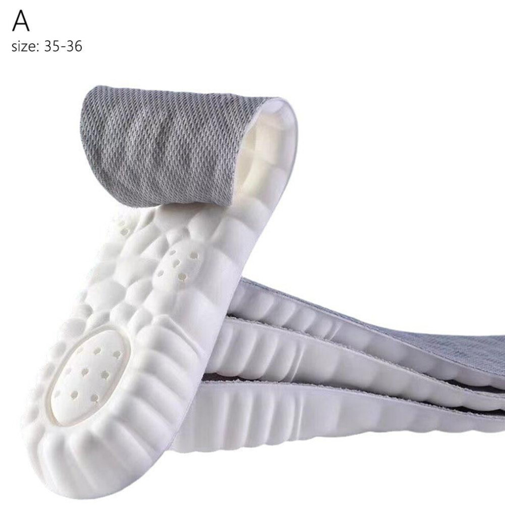 4D Soles Insoles Unisex Cloud Technology 1 Pair