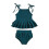 Baby girl sleeveless solid swimsuit for 3-6 months 1