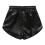 Baozhu Mädchen Metallic-Glitzer-Shorts mit elastischem Bund 2