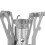 HIBIBUD Campingkocher, Propangas-Rucksackbrenner mit 4