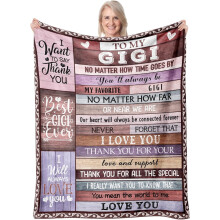 Mom Birthday Gift Blanket 50x60 Inches