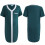 Women's V-neck button-front nursing sleepshirt short sleeve 6