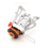 HIBIBUD Campingkocher, Propangas-Rucksackbrenner mit 7