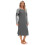 Camicia da notte da donna a maniche raglan con scollo rotondo, lunghezza intera 2