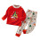Christmas Kids Pullover and Pants Set Cartoon Print Warm 1
