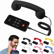 Retro Bluetooth Handset Vintage 90s Landline Adapter USB-C