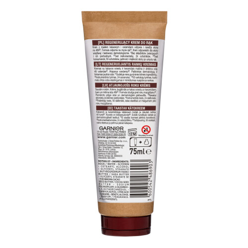 Garnier Hand Superfood Handcreme Kakaobutter & Ceramide 75 ml 1