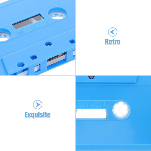 FRCOLOR blank audio cassettes retro decor 2 pcs 2