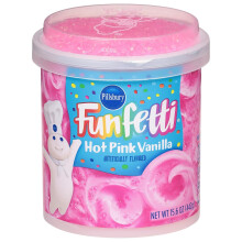 Pillsbury Funfetti Hot Pink Vanilla Frosting (442g)