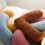 Coussin en peluche lettre U16x16 pouces 8