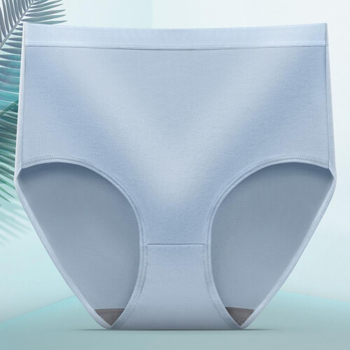 Women's High-Waist Seamless Briefs Polyester Spandex 1