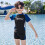 Jungen Rash Guard Set Kurzarm Sonnenschutz Badebekleidung2 4