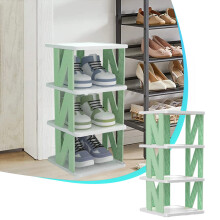 Thickened Simple Shoe Rack, Narrow Doorway & Household Crevice Storage, Multi-Layer Dustproof Shoe Cabinet (Style C)
