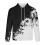 Herren-Kapuzenpullover mit 3D-Farbblockmuster, Polyester, lockere Passform 3