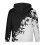 Herren-Kapuzenpullover mit 3D-Farbblockmuster, Polyester, lockere Passform 4