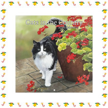Goowood2026 Wandkalender Katten op het platteland 12 maanden