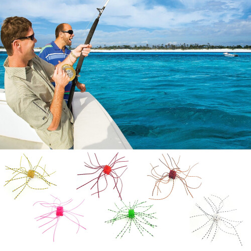 Soft Baits Slow Sinking Dice Shape 6 pcs 1