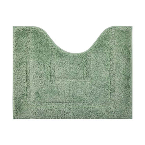 U-formet badeværelsestæppe i mikrofiber, 16x20 tommer