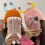 Πλεκτό καπέλο Beanie με μάτια, μπλε, ζεστό χειμωνιάτικο καπέλο 7