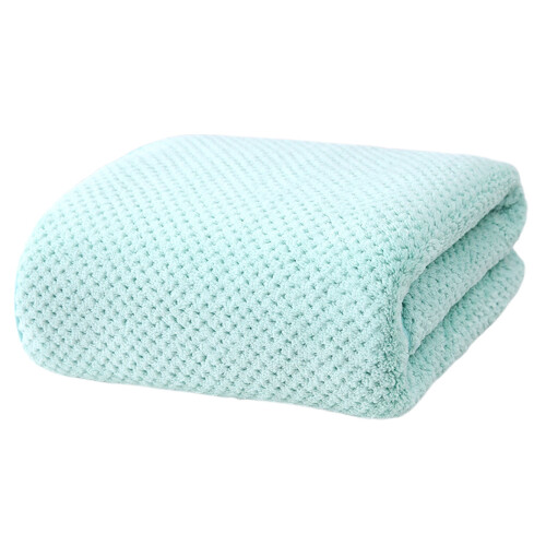 Serviette polaire bleue 30 x 14 pouces