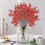 Branches de fleurs de pêcher séchées de style zen pour la décoration intérieure 4