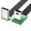 Καλώδιο σιλικόνης USB-C σε USB 480Mbps με γωνία 1 μ. 1