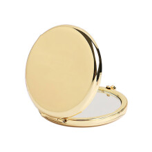 Compact spiegeltje, effen kleur, zakformaat