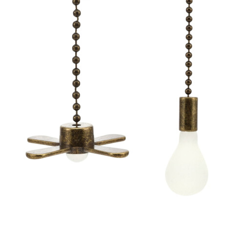 Fan and Light Pull Chain Decorative 2 pcs