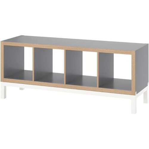 ikea KALLAX 4-Cube Unit with Underframe 147x59cm