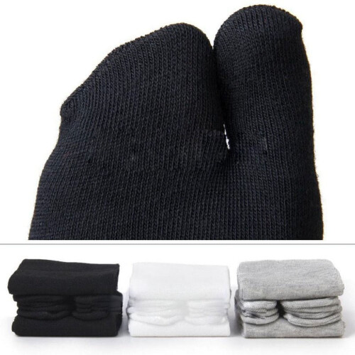 Tabi Ninja Socks Split Toe Sandal Style 3 Pairs 2