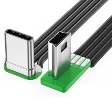 Καλώδιο σιλικόνης USB-C σε USB-A 480Mbps με γωνία