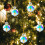 Kristálygömb díszek akril 8 db 3